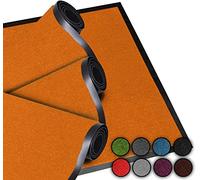 LUCA HOME - Felpudo Entrada casa 60x80cm Naranja - Alfombra Antideslizante Lavable para Puerta de Entrada, Cocina y Pasillo - Felpudo Exterior e Interior - Tapetes Originales Entrada casa