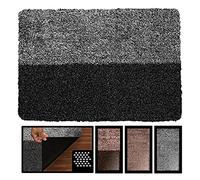 LUCA HOME - Felpudo Magic Mat Clean Entrada a casa 45x75cm Negro, bicomponente, Felpudo Multiusos Muy Absorbente para Exterior e Interior, Lavable en Lavadora, atrapa Toda la Suciedad mágicamente