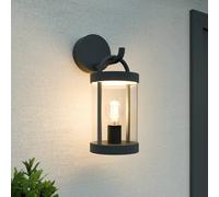 Lucande aplique de exterior Cassian, 30 cm, antracita, IP54