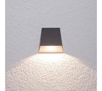 Lucande aplique LED para exterior Hanno, antracita, metal, IP54