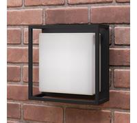 Lucande Aplique LED para exterior Ilirian, antracita, aluminio, 25 cm