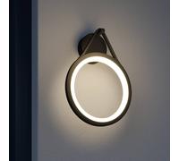 Lucande Aplique LED para exterior Mirco, 30 cm, negro, IP65
