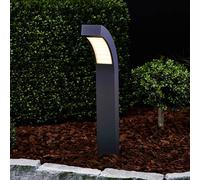 Lucande Baliza LED Lennik, 60 cm, antracita, metal