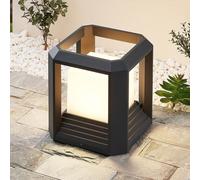 Lucande Baliza LED Serenella, antracita, metal, 27 cm