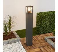 Lucande Bolardo luminoso Klemens, 90 cm, antracita, metal, E27