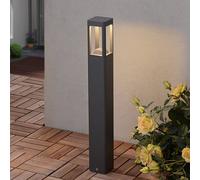 Lucande Bolardo luminoso LED Bernd, 60 cm, antracita, aluminio