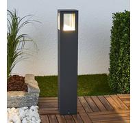 Lucande Bolardo luminoso LED Nicola, 65 cm, antracita, P54