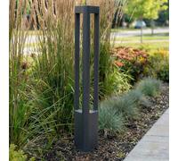 Lucande, bolardo luminoso LED Pirron, 80 cm, triangular, IP54