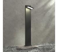 Lucande Bolardo luminoso LED Silvan, 100 cm, antracita, metal