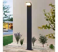 Lucande LED Lámpara para exterior Tinna (Moderno) en Negro hecho de Aluminio (1 llama, iluminación senderos, baliza farola