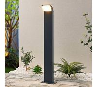Lucande, bolardo luminoso LED Tinna, 80 cm, antracita, IP65