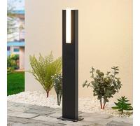 Lucande, bolardo luminoso LED Virgalia, 65 cm, IP65, antracita