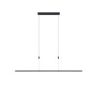 Lucande Bombillas LED lámpara colgante en negro mate, luminaria suspendida | 8 fuentes de luz, moderno, 3000 k blanco cálido, de aluminio, altura regulable para sala de estar, salón, cocina, comedor