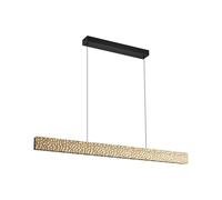 Lucande Bombillas LED lámpara colgante en oro, luminaria suspendida | moderno, 3000 k blanco cálido para sala de estar, salón, comedor