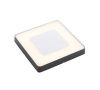 Lucande Bombillas LED lámpara de techo exterior en blanco, negro, con
