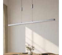 Lucande Lámpara colgante LED Myron, regulador táctil, CCT, aluminio
