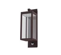 Lucande LED Lámpara de pared exterior Ferdinand (Moderno) en Marrón hecho Aluminio (1 llama, lámpara para exterior/fachada, casa terraza y balcón