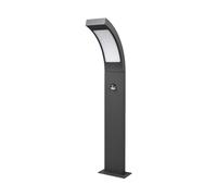 Lucande LED Lámpara para exterior Juvia (Moderno) en Negro hecho de Aluminio (1 llama, iluminación senderos, baliza farola