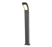 Lucande LED Lámpara para exterior Lennik (Moderno) en Negro hecho de Aluminio (1 llama, iluminación senderos, baliza farola