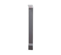 Lucande LED Lámpara para exterior Nevio (Moderno) en Negro hecho de Aluminio (1 llama, iluminación senderos, baliza farola