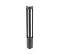 Lucande LED Lámpara para exterior Pirron (Moderno) en Negro hecho de Aluminio (90 llamas, iluminación senderos, baliza farola