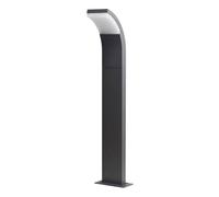 Lucande LED Lámpara para exterior Timm (Moderno) en Negro hecho de Aluminio (1 llama, iluminación senderos, baliza farola