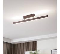 Lucande Smart LED plafón Mylosh, café, CCT, Tuya