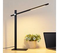 Lucande LED Lámpara de mesa Wasko (Moderno) en Negro hecho Metal (1 llama, lámpara