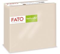 Lucart Fato - Servilletas de Papel Desechables Plegadas en 4, Ecológicas, Paquete de 200 Servilletas, Tamaño 38x38, 2 capas, 100% Papel de Fibra Reciclada