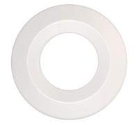 Luceco Bisel biselado fijo para Downlights tipo FType, acero aleado blanco mate