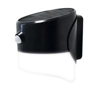 LUCECO LEXSL20B40-01 - Aplique pared solar guardian pir ip44 negro 2W 200lm 4000k