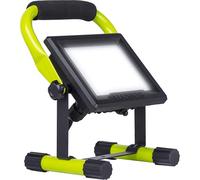 Luceco Slimline LED luz de trabajo transportable, 50 W, clasificación IP65, negro y verde
