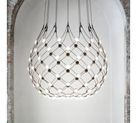 Luceplan Mesh lámpara Ø 100 cm suspensión de 3 m