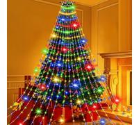 Luces Arbol Navidad Interior Exterior 400 LED 2,5m x 16, Luz Cadena Luces Arbol Navidad Exterior Iluminacion LED IP44 Impermeable, Christmas Tree Lights 8 Modos para Decoración Navideña Colores