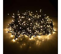 Luces de hadas con 480 LED de color blanco cálido, iluminación para interiores y exteriores, iluminación de jardín Luces de Navidad