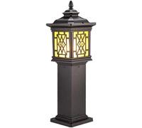 Luces de Jardín Impermeables E27 de 1 Luz, Luces de Camino Exteriores, Lámparas Decorativas Modernas para Villas, Luminarias de Exterior de Pie, Lujo./15 * 18 cm