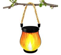 Luces de llama solares para exteriores, llamas decorativas luminarias impermeables