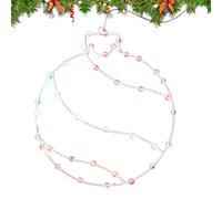 Luces de Navidad, decoración de bolas de ventana, luces de Navidad para vacaciones, diseño creativo festivo, función de suspensión fácil, herramienta de fiesta, accesorio interior para el hogar,