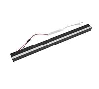 Luces de pared largas al aire libre, larga luz exterior, apliques de pared LED modernos, luminarias de iluminación de garaje al aire libre negro para el hogar, patio, (60 cm)