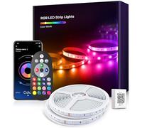 Luces de Tiras LED de 20 m, RGB Música Sync Color Cambio de con Smart App Control Remote, Luces LED para la iluminación de la habitación de la habitación Decoración del hogar Flexible