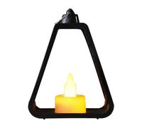 Luces de vela de Navidad, luces LED de noche colgantes para árbol con asa, faroles de decoración de Navidad para alféizar de ventana, pasillo, dormitorios, patio, interior y exterior