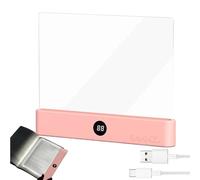 Luces lectura para libros en la cama | Luz libro plana | Luz lectura panel LED con 3 colores y temporizador | Luces lecturas que brillan en la página | Lu-ces libros inteligentes para leer noche