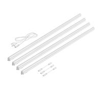 Luces LED bajo armario Rigel 113cm c/u 1692lm blanco juego de 4