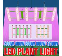 Luces LED de cultivo de plantas de 1200W, tablero cuántico de espectro completo, tienda de crecimiento de invernadero, cultivo hidropónico, lámpara UV de tomate y verduras