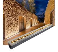 Luces Led Suelo Terraza Exterior - LED Foco Empotrable Al Aire Libre, Lámpara Empotrada LED Rectangular De CA 85-265V, Luces Exteriores Para Decoración De Patio Y Cubierta ( Color : Green Light , Size