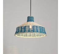 Luces Modernas para Granja de Mediados de Siglo, lámparas de ratán Vintage, lámpara de Techo Japonesa Colgante para Comedor, Dormitorio, lámpara de araña Azul para Bar, Tienda de hotpot