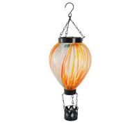 Luces solares de globo de aire caliente para exteriores, lámpara de decoración de jardín, lámparas de valla impermeables, para propietarios de viviendas, decoradores de vacaciones, paisajistas