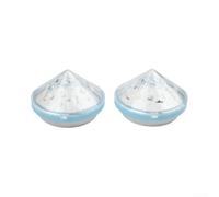 Luces solares flotantes para piscina, 2 piezas RGB que cambian de color, lámpara LED impermeable para jardín, estanque, decoración de patio (diamante de color)