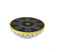 Luces solares para piscina, flotantes, impermeables, Ip X8 con control remoto, cambio de color, lámpara LED para jardín, estanque, spa, decoración de natación, color azul y amarillo, paquete de dos (1
