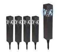 Luces solares suelo sets Iluminación jardín LED Farolas exterior Focos piqueta
